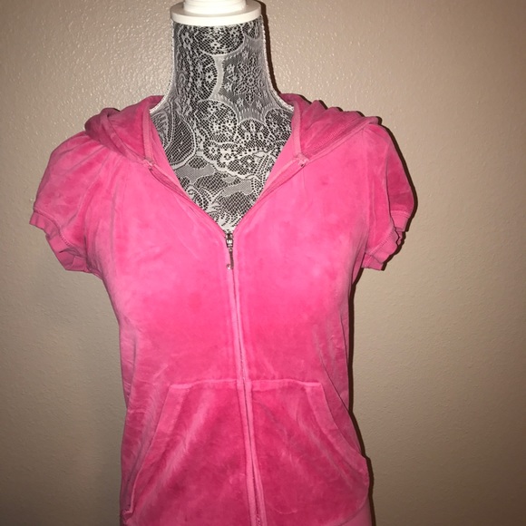 Velour Rhinestone Juicy Couture Top - Picture 3 of 6